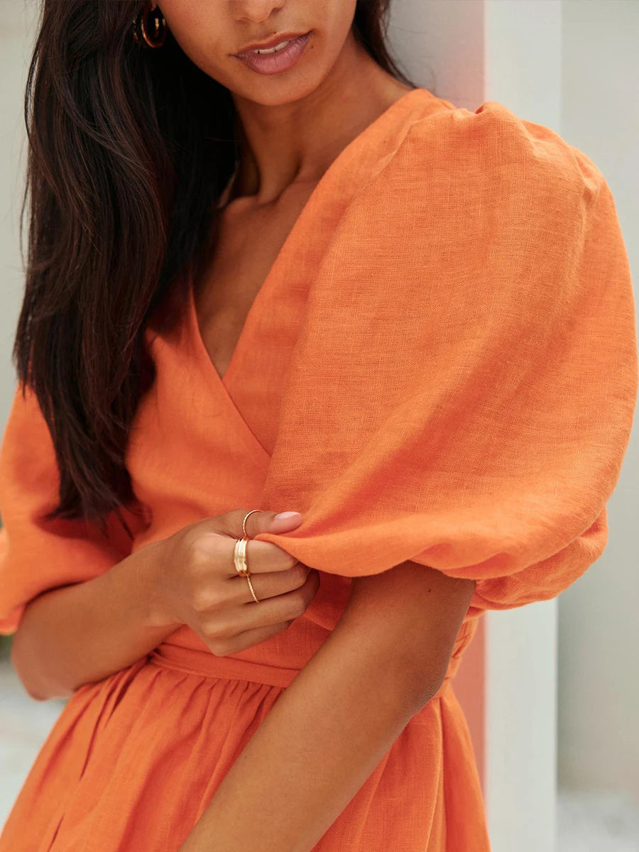 שמלת מידי סטייל כפרי - היידי