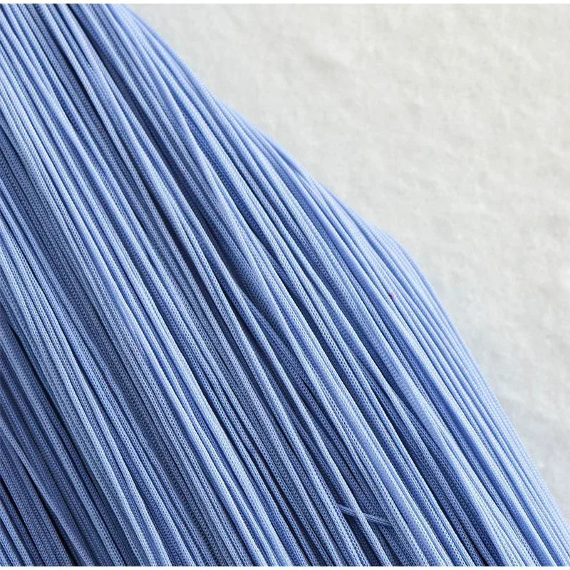 שמלת מיני קולר גב פתוח בעיצוב פרנזים - מריצה