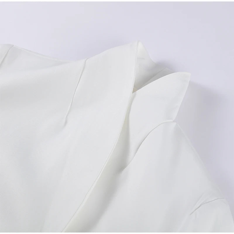 שמלת מיני מחויטת בעיצוב בלייזר - JACKIE