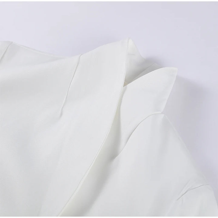 שמלת מיני מחויטת בעיצוב בלייזר - JACKIE