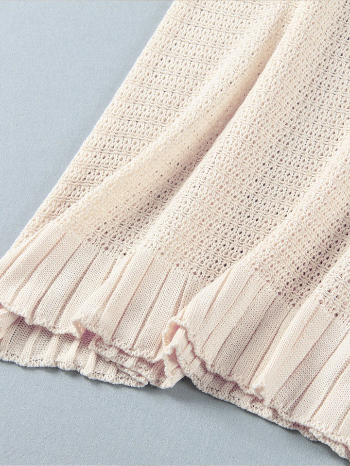 שמלת מיני סרוגה בוהו שיק - ריקה