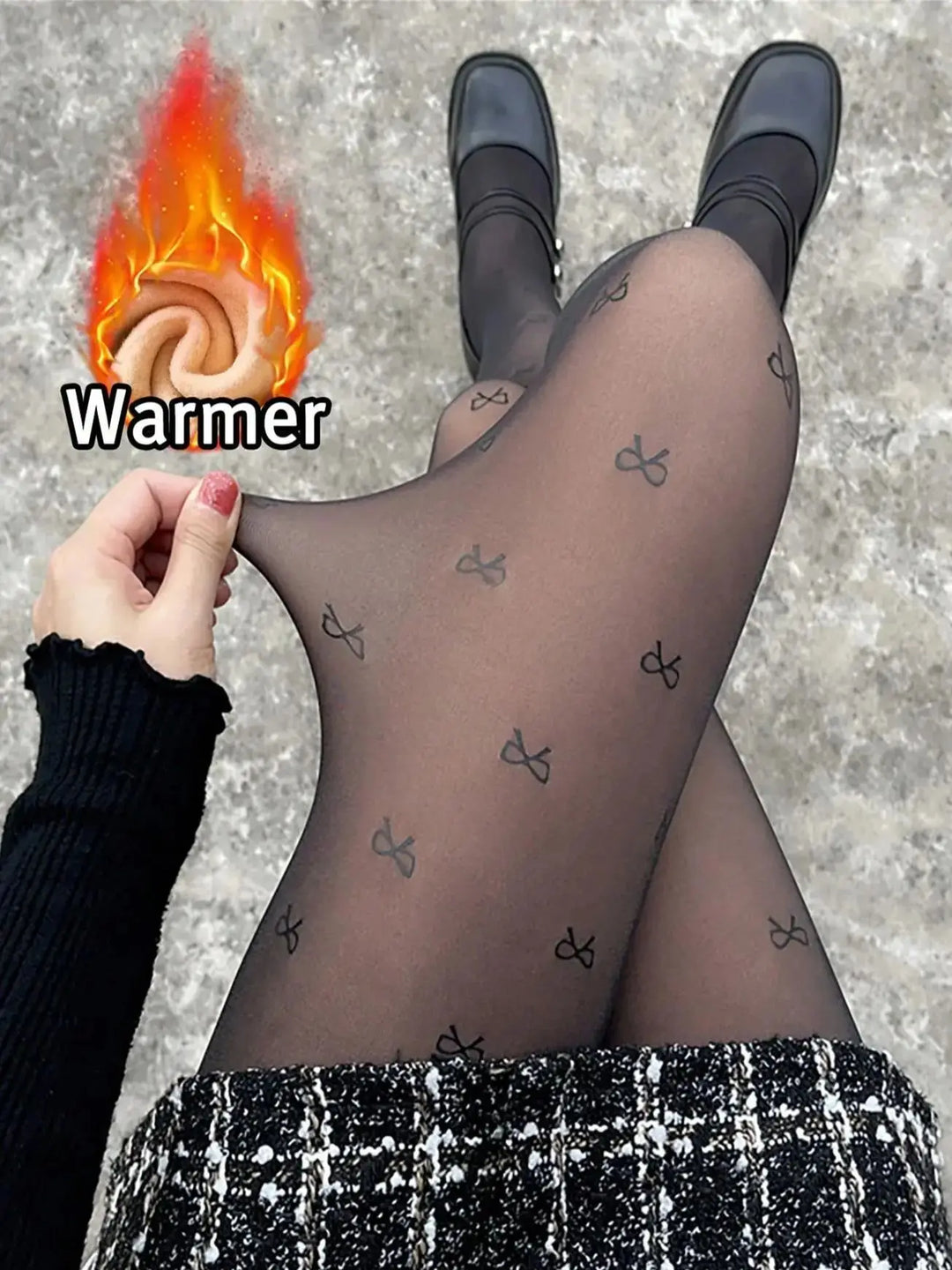 גרביון תרמי בעיצוב פפיונים