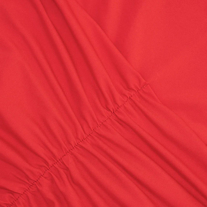 שמלת מקסי בעיצוב קיפולים גב פתוח  - אורון