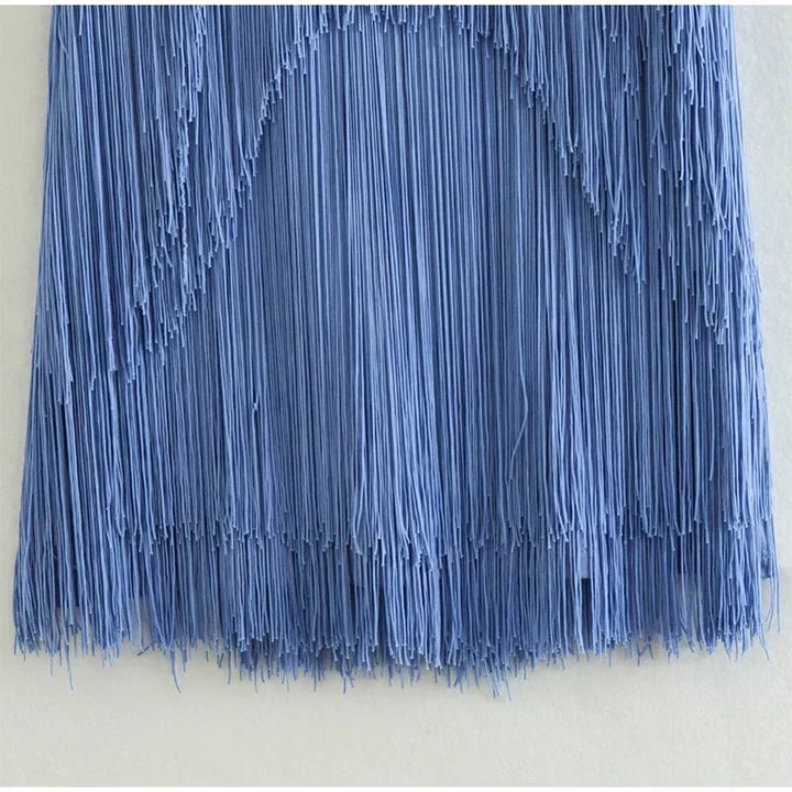 שמלת מיני קולר גב פתוח בעיצוב פרנזים - מריצה