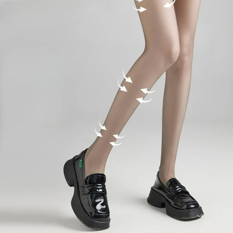 גרביון שקוף גמיש במיוחד עמיד בפני קרעים מחטב