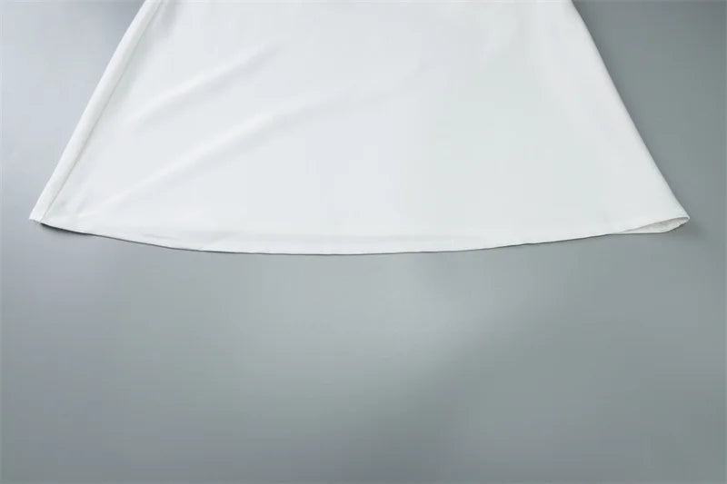 שמלת מיני סאטן בעיטור תחרה - ליזה
