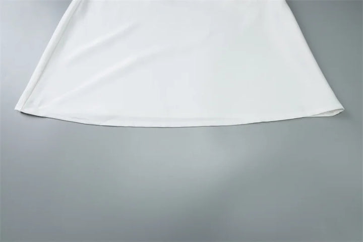 שמלת מיני סאטן בעיטור תחרה - ליזה