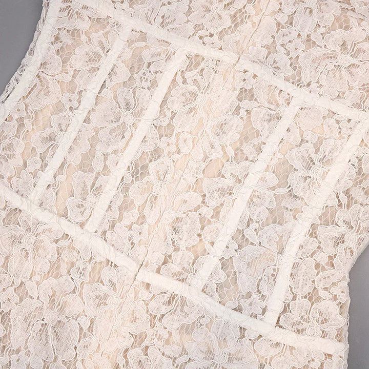 שמלת מקסי גולף תחרה - קרוליין