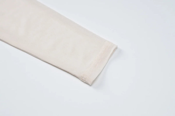 סט שני חלקים בעיצוב רשת מכנסי פדלפון וטופ -  Alison