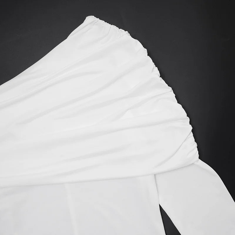 שמלת מקסי בעיצוב כתף חשופה ושובל - אלורה