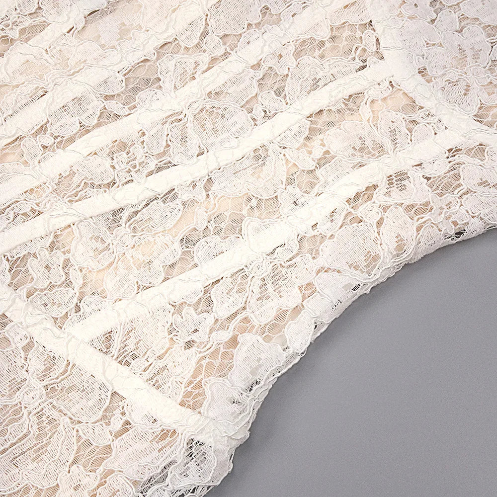 שמלת מקסי גולף תחרה - קרוליין