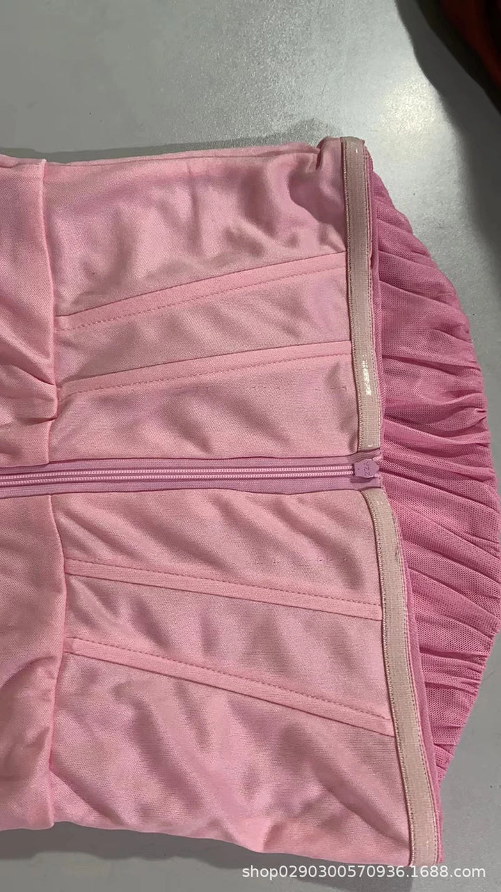 שמלת מקסי צמודה בעיצוב קיפולים - מונה