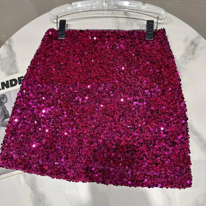 חצאית מיני פייטים