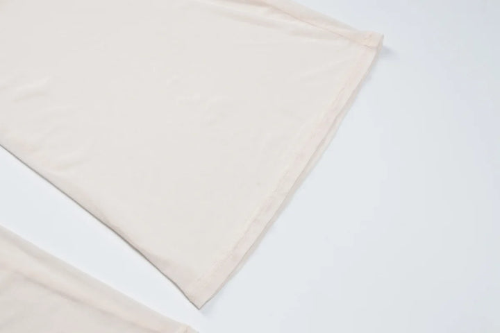 סט שני חלקים בעיצוב רשת מכנסי פדלפון וטופ -  Alison