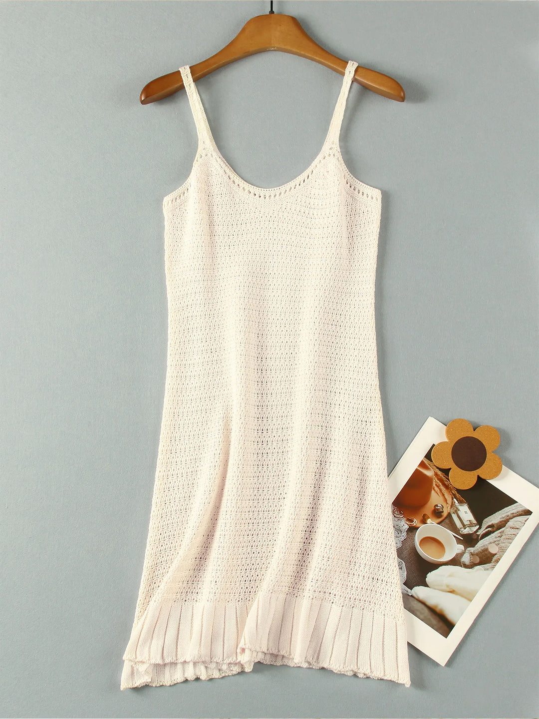 שמלת מיני סרוגה בוהו שיק - ריקה