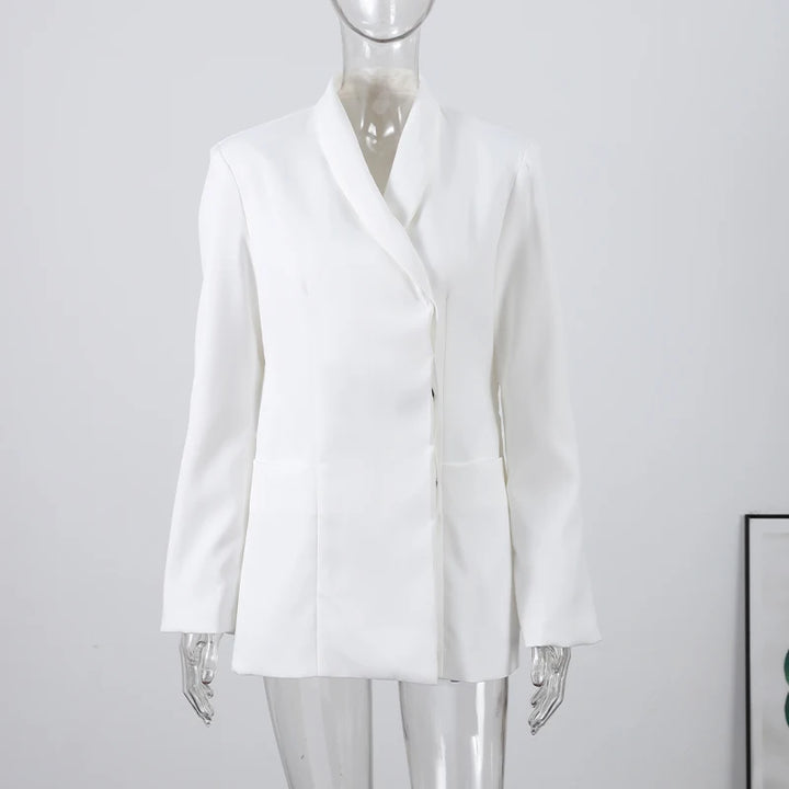 שמלת מיני מחויטת בעיצוב בלייזר - JACKIE