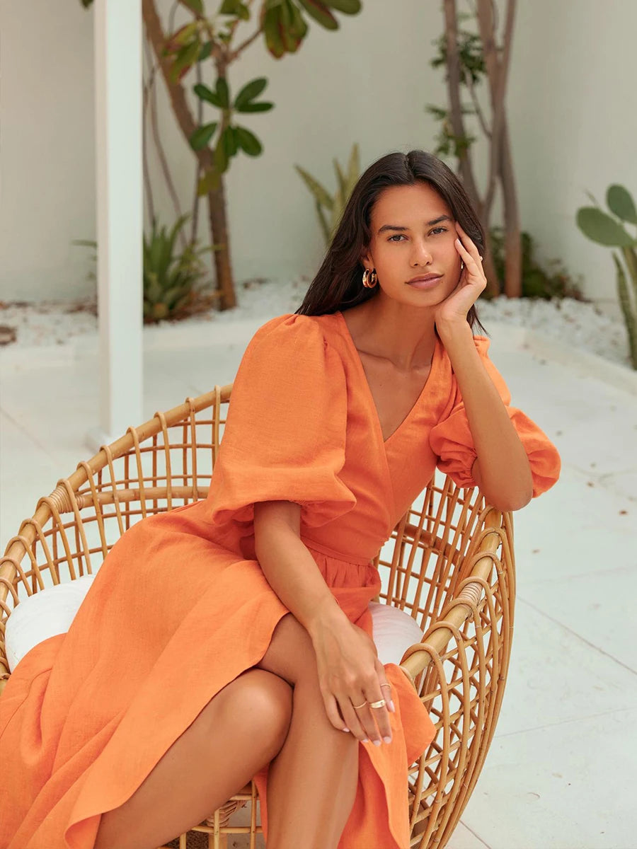 שמלת מידי סטייל כפרי - היידי