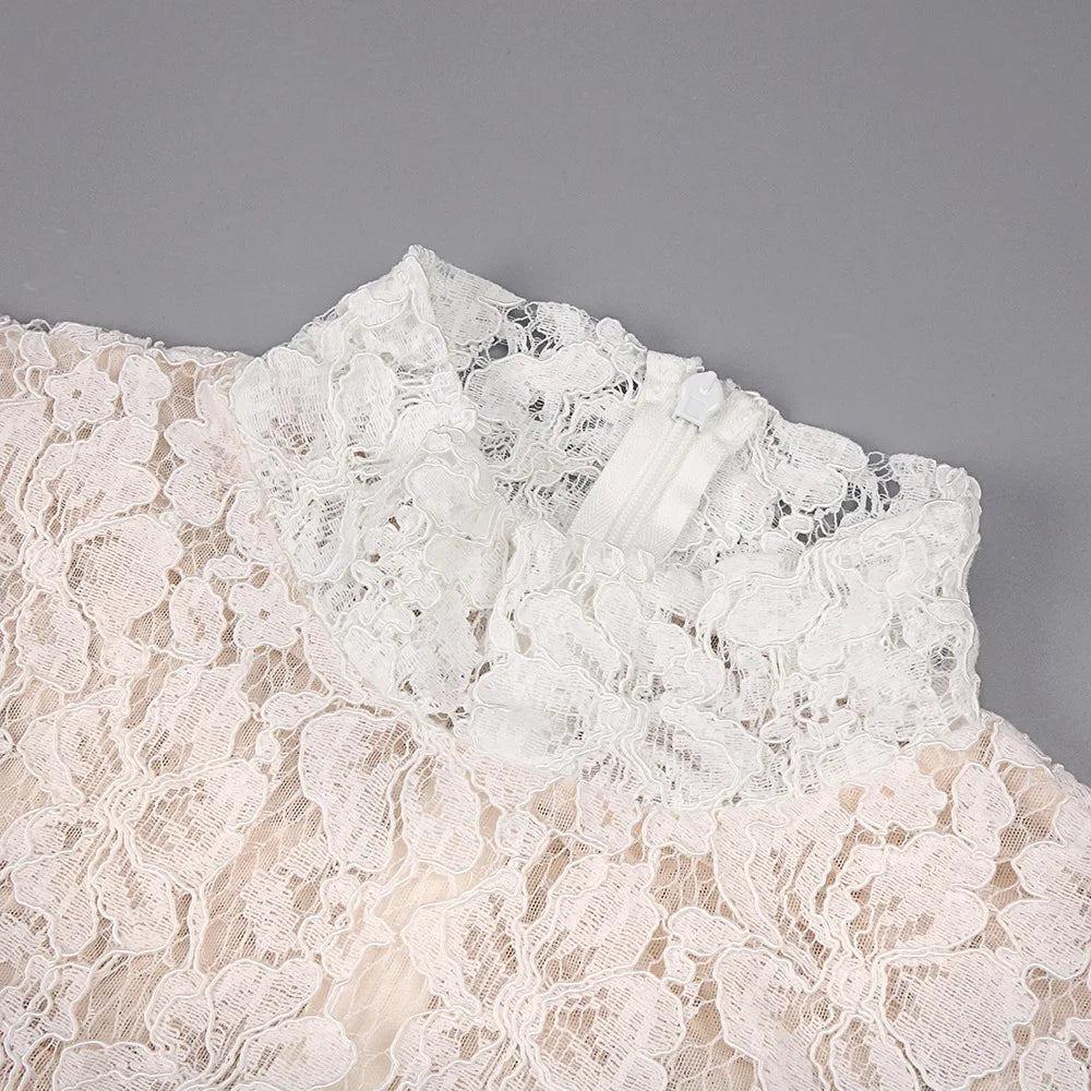 שמלת מקסי גולף תחרה - קרוליין