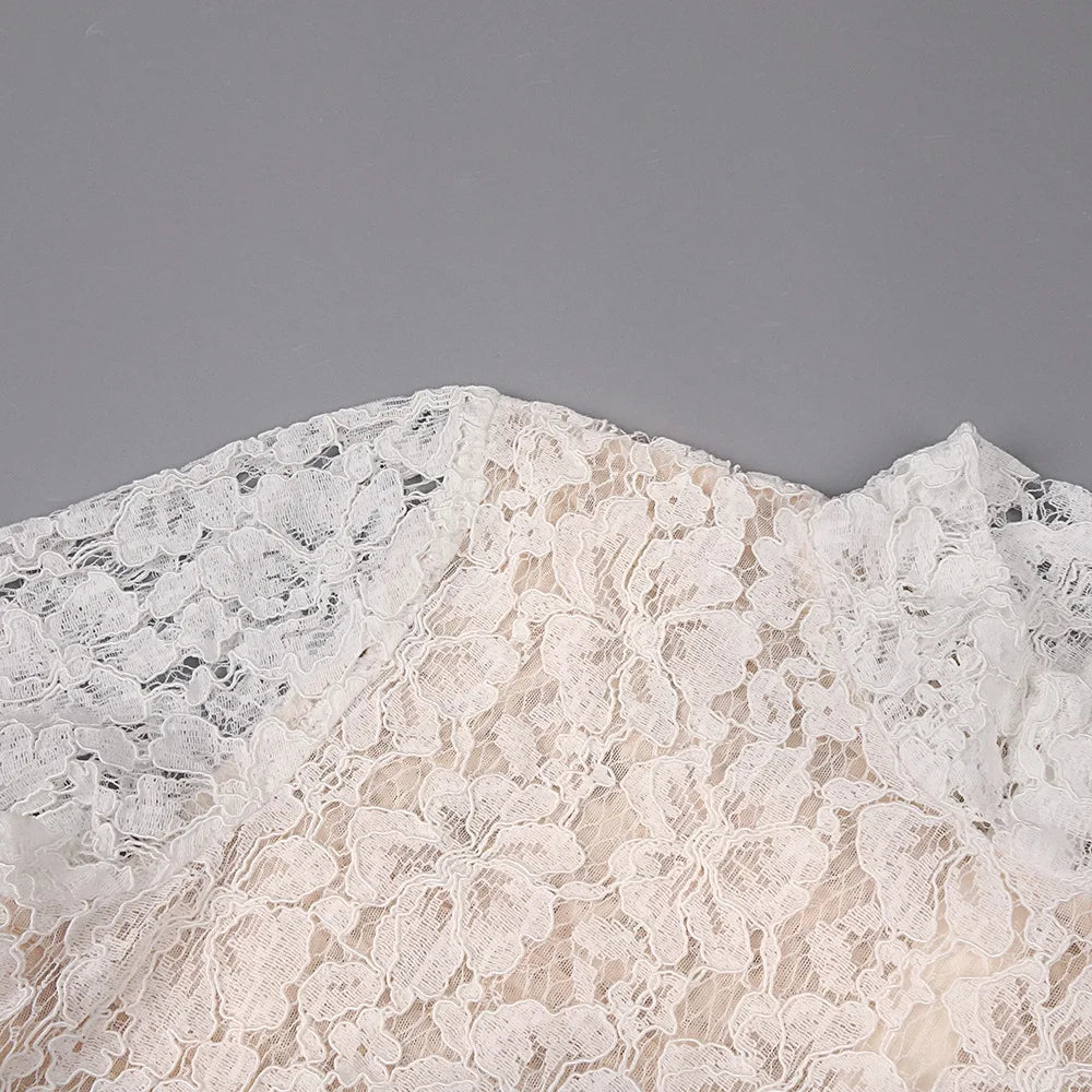 שמלת מקסי גולף תחרה - קרוליין